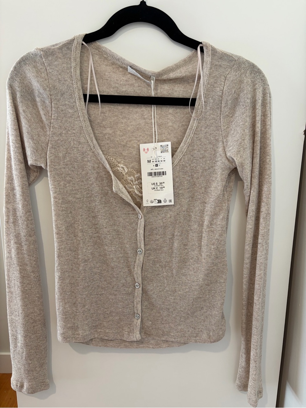 ZARA Combination Lace Top Jacket